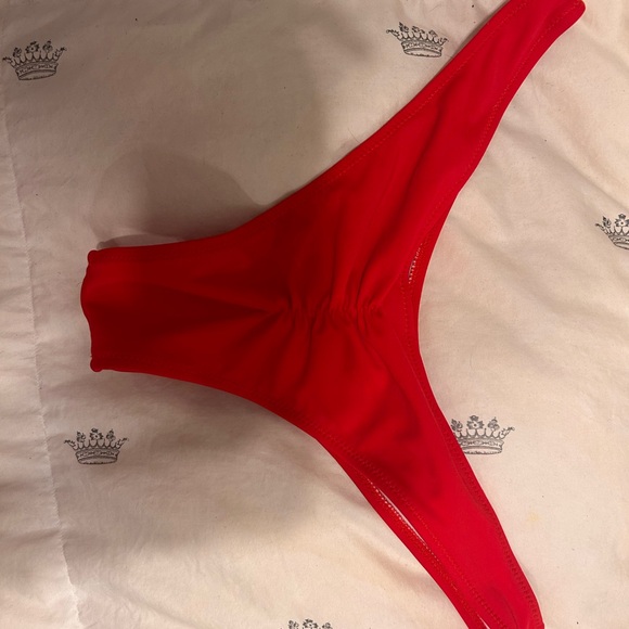 Red Bikini Bottom - Picture 2 of 3